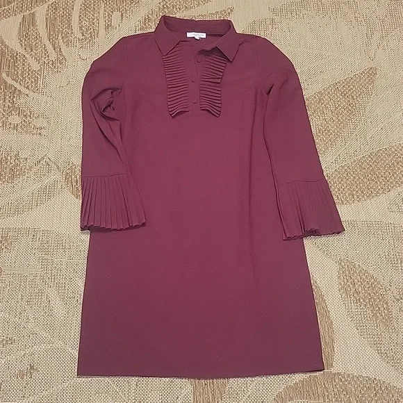 Vanessa Zani | Dresses | Vanessa Zani Burgundy Dress | Poshmark